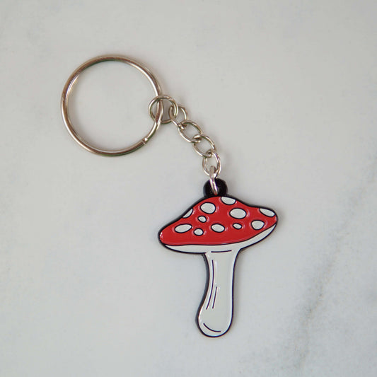 Mushroom Keychain