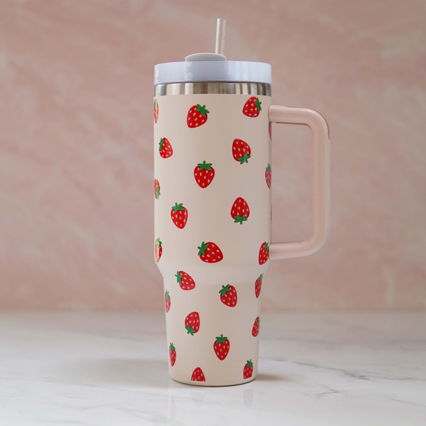 Strawberry Reusable Straw for 40 OZ Tumbler – creativeintheclouds