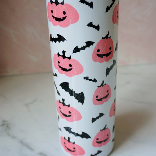 Pink Pumpkin & Bats 20 oz Tumblers