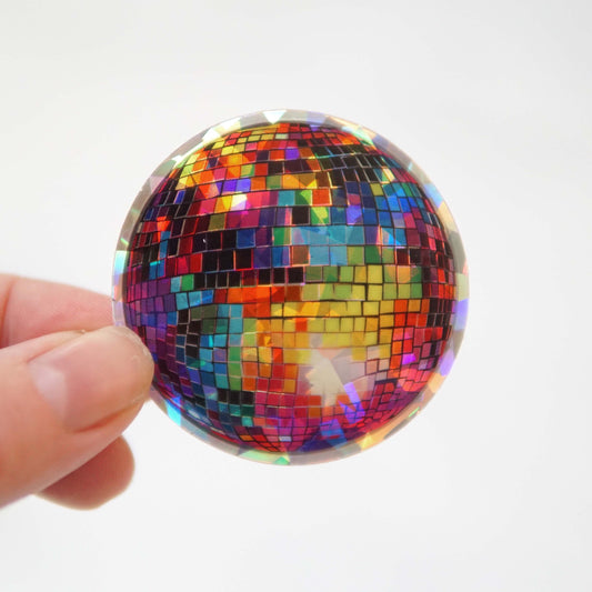 Holographic Mirror Ball Sticker
