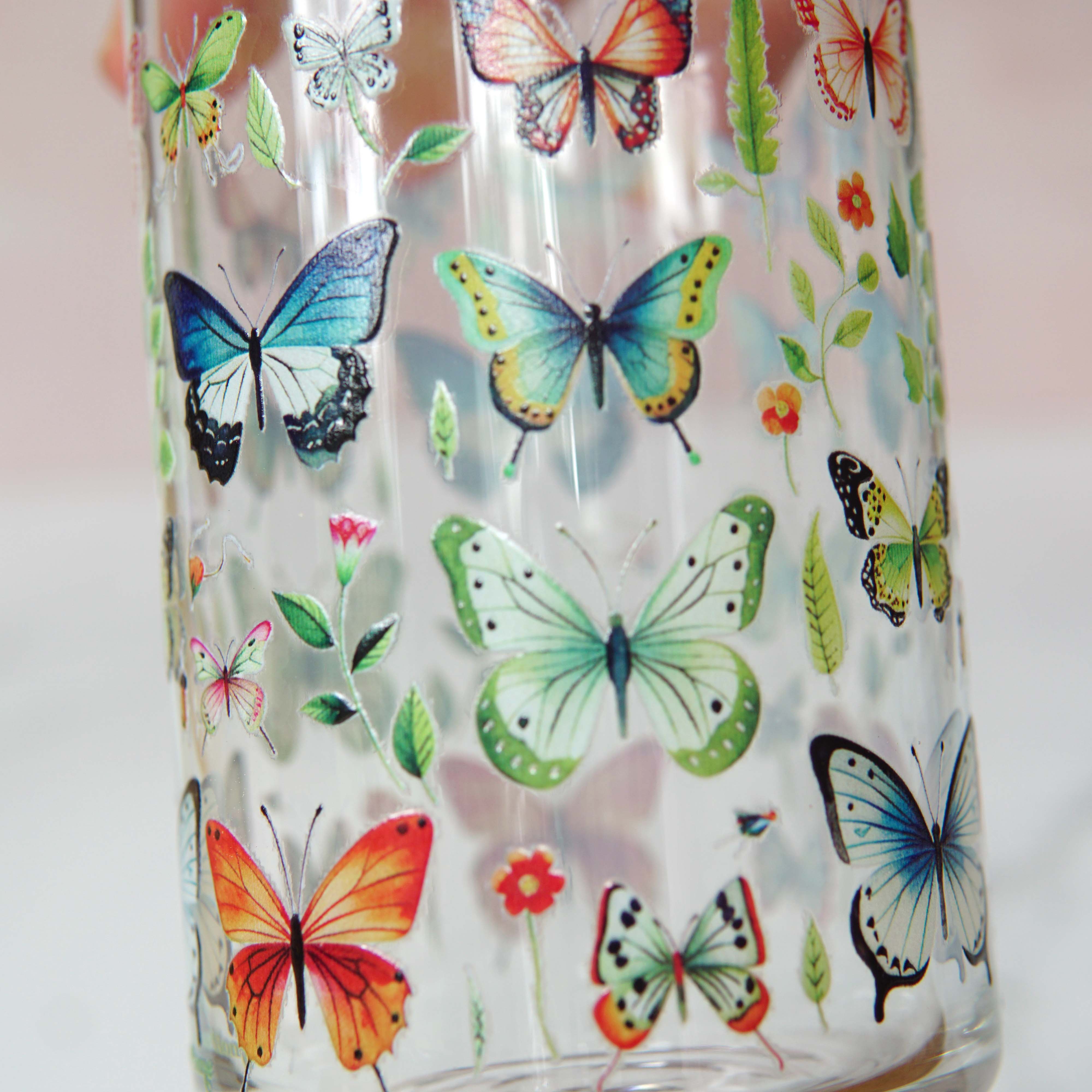 Butterfly factory Mosser glass HTF