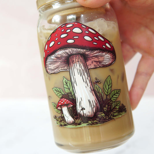 Wild Mushrooms Can Glass