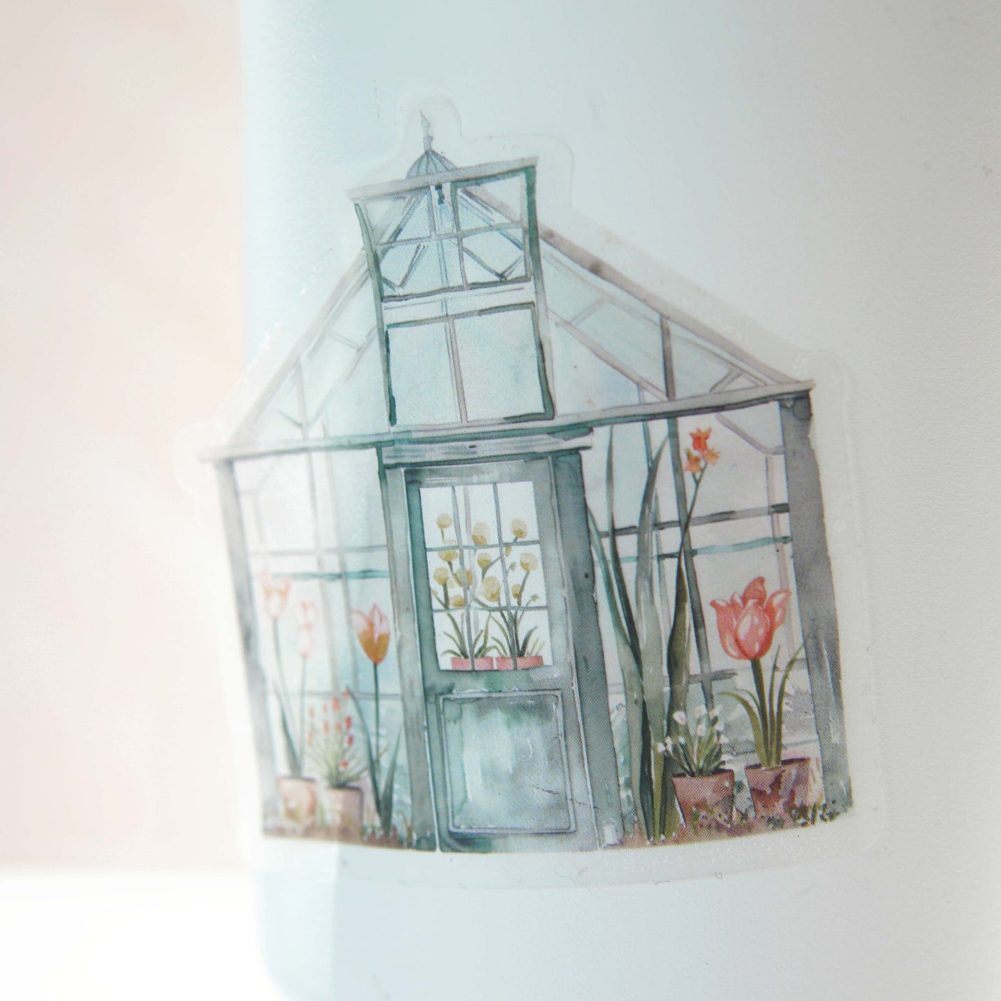 Greenhouse Clear Vinyl Sticker - A