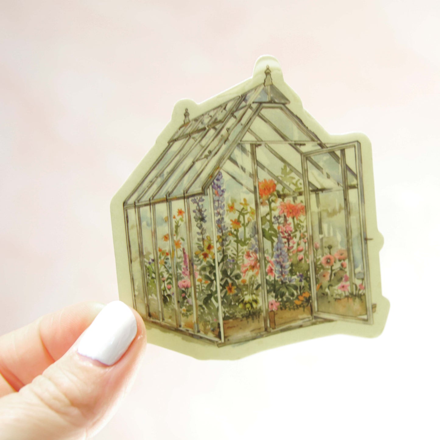 Greenhouse Clear Vinyl Sticker - B