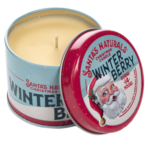 Santa's Naturals Candle - Winter Berry