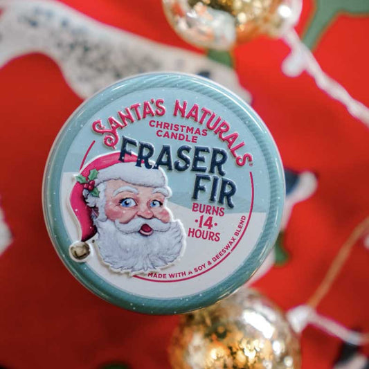 Santa's Naturals Candle - Frasier Fir