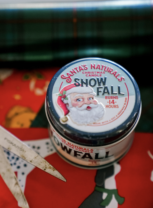 Santa's Naturals Candle - Snow Fall